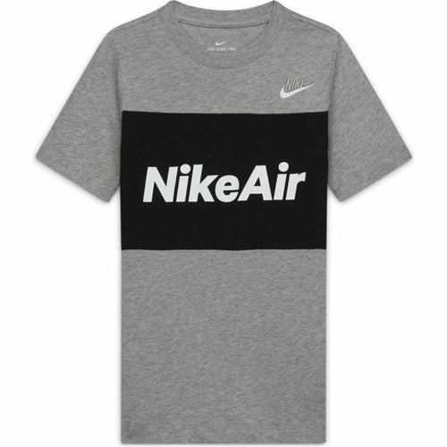 Children’s Short Sleeve T-Shirt Nike Air Grey